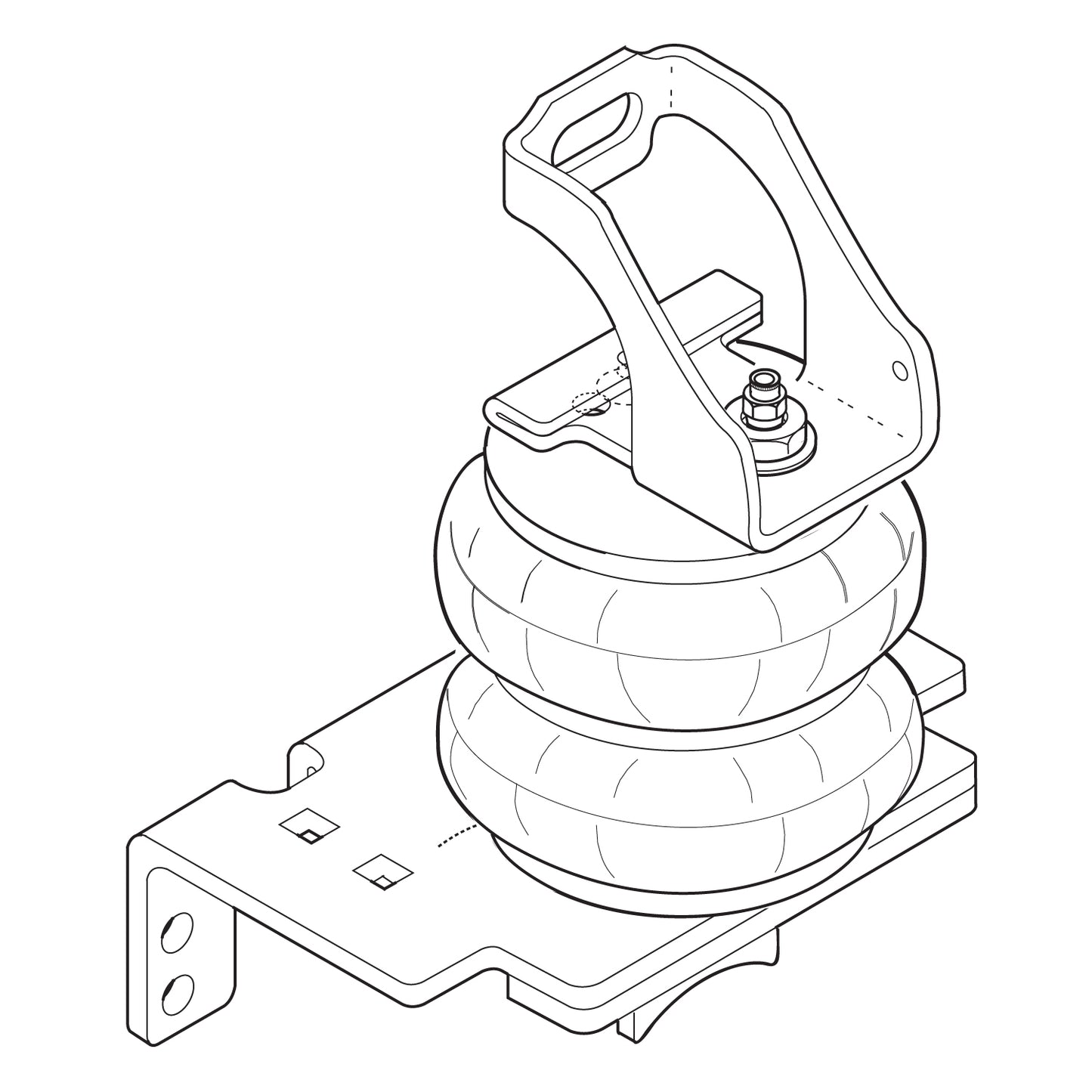 Firestone - Ride-Rite Rear Air Helper Spring Kit - 2398