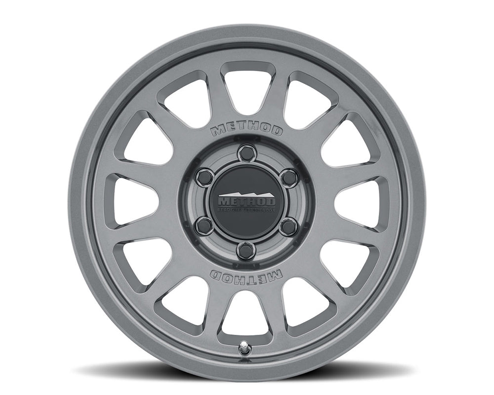 Method - bead grip - Wheels - 17x8.5 5X5 - Gloss Titanium Gray Bolt Pattern - MR70378550800