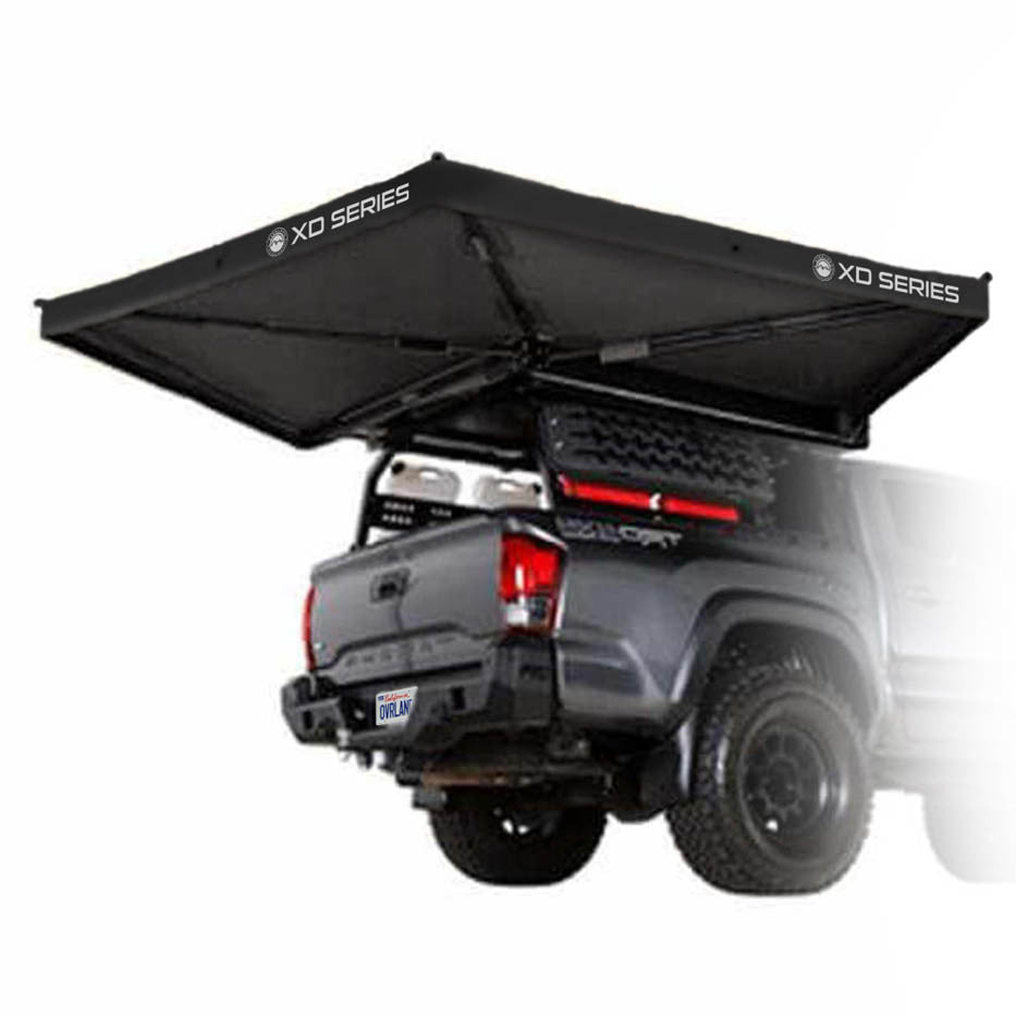 OVS - XD Nomadic 270 LTE Awning - Black Fabric and Travel Cover - 19679919