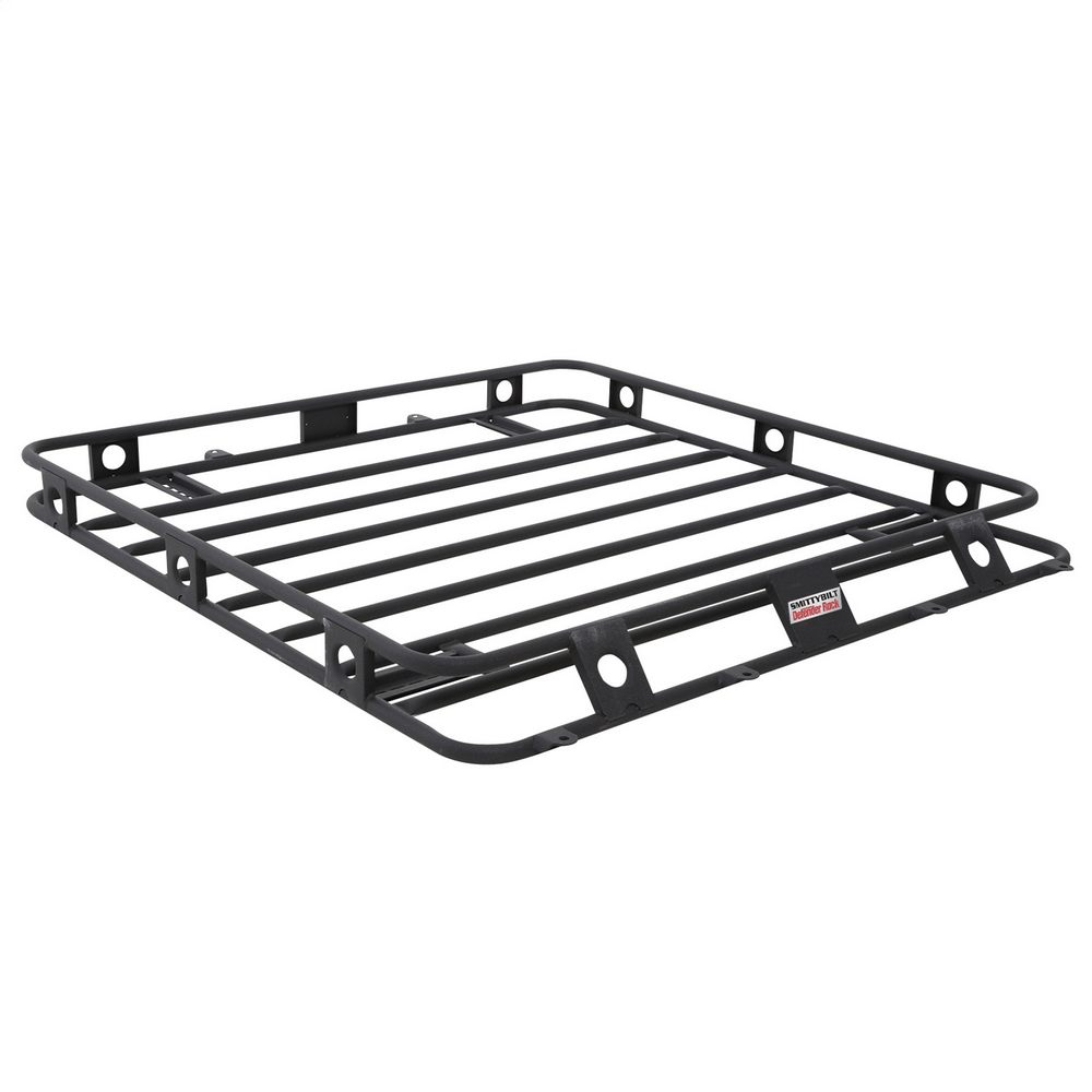 SMITTYBILT 45454 JK WRANGLER Defender Roof Rack – 4.5 X 4.5 X 4In Sides One Piece Welded