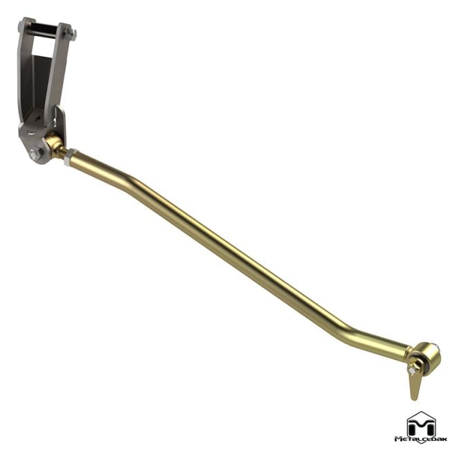 Metal Cloak - TJ Front Long Arm Durotrak Track Bar - 7094