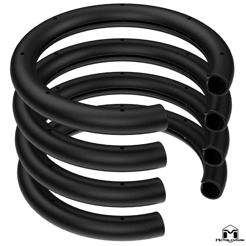 Metal Cloak - JK, JL, JT, TJ True Dual Rate Coil Sleeves, Front, Set of Four - 7704