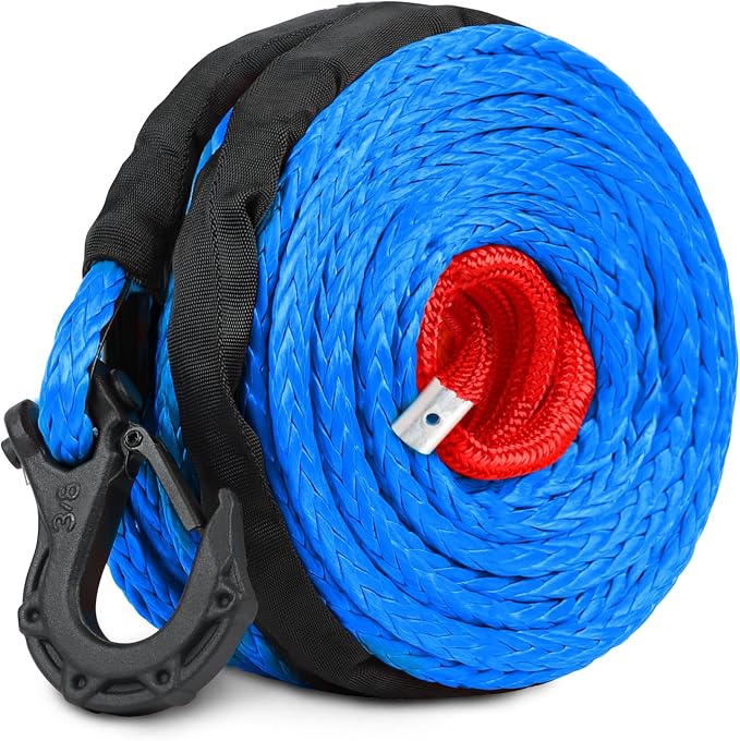 3/8" x 100ft Synthetic Winch Rope Dyneema
