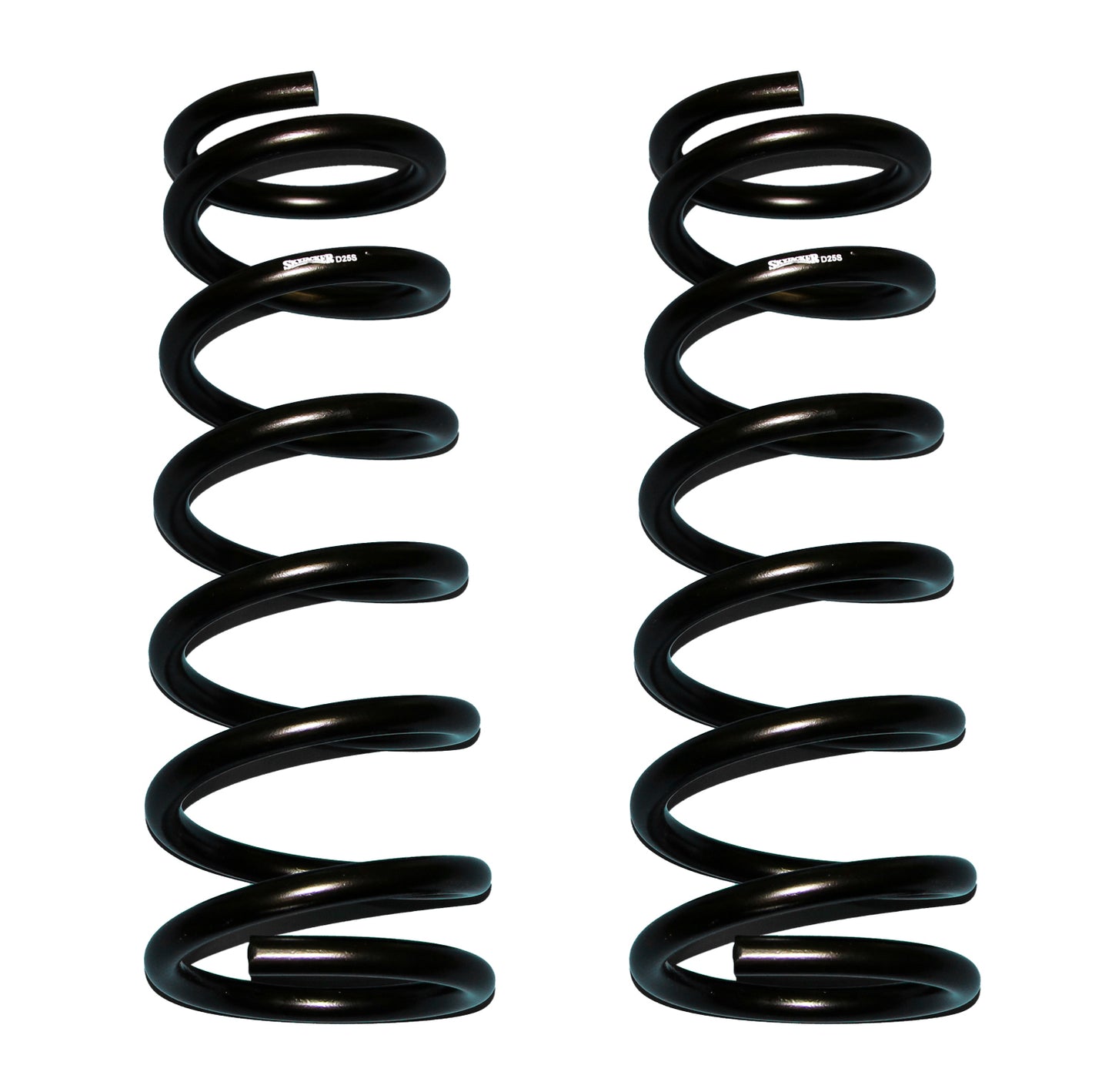 Skyjacker Suspensions D25 Coil Spring; 2 1/2 Inch Lift; Powder Coated; Black; Set Of 2