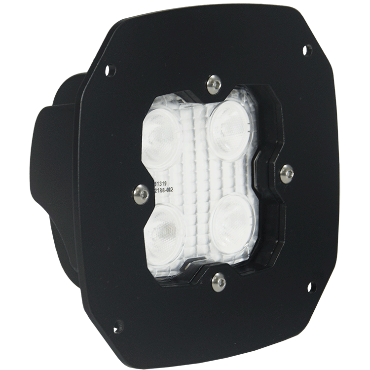 Vision X - 4 LED Flush mount 60 Degree back up lights - dura-460flush