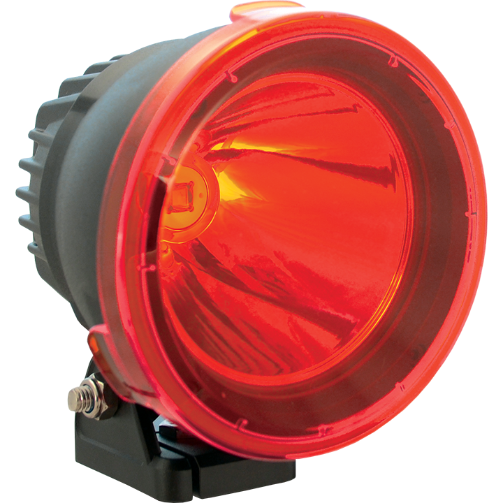 Light Cover - 4.7 in. Cannon Light Cover (Red) - PCV-CP1R