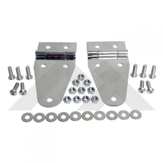 RT Off-Road - Jeep YJ Hood Hinge Set (Stainless) - RT34012