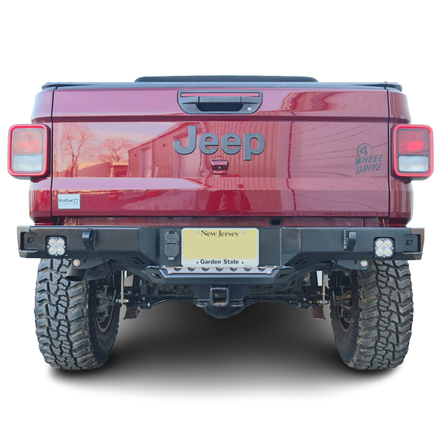 Chassis Unlimited - 2020-2022 JEEP GLADIATOR OCTANE REAR BUMPER- NO PARKING SENSORS