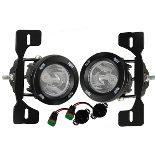 Vision X - Jeep JK Fog Light Upgrade (Black) - XIL-OE0709JKV2OPR