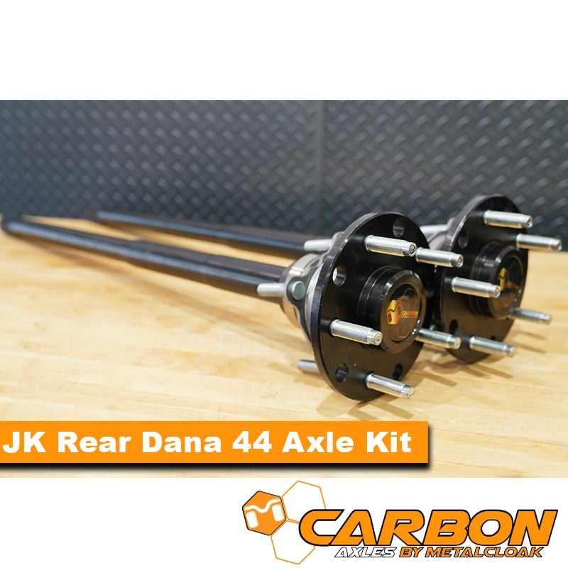 Carbon JK Rubicon Rear D44 32 Spline Axle Kit C0009