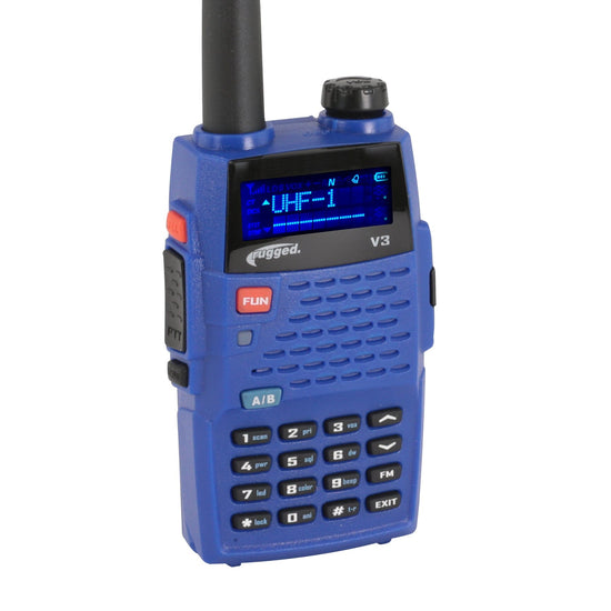 Rugged Radios - ANALOG ONLY - Rugged V3 - Business Band Two Way Handheld Radio SKU: V3