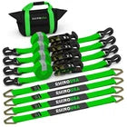 Rhino USA 2IN-HDKIT-GRN 2" x 8' Vehicle Tie-Down Kit