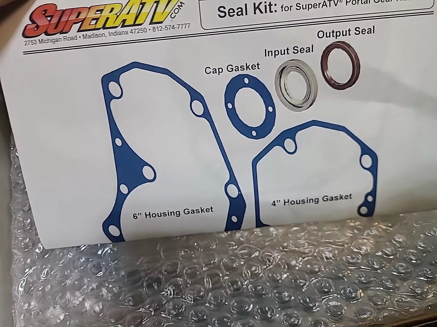 Super ATV - Portal seal kit - PGH-RB-S-005