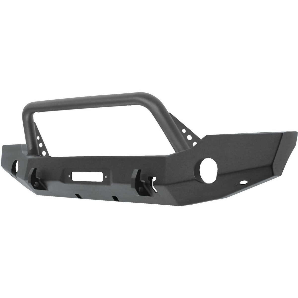 WESTIN 59-80115 Full Width Front Bumper with Bull Bar Textured Black Wrangler JL 2018-2025