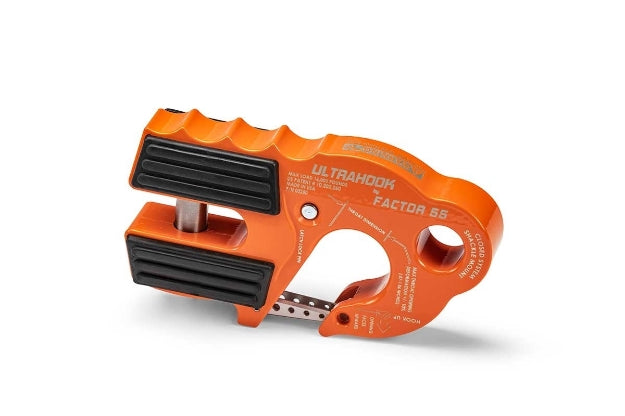 Factor 55 - Ultrahook Winch Hook with Shackle Mount, Orange - 00250-07