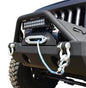 DV8 - Offroad 07-18 Jeep Wrangler JK/JL Steel Stubby Front Bumper W/ Fog Lights