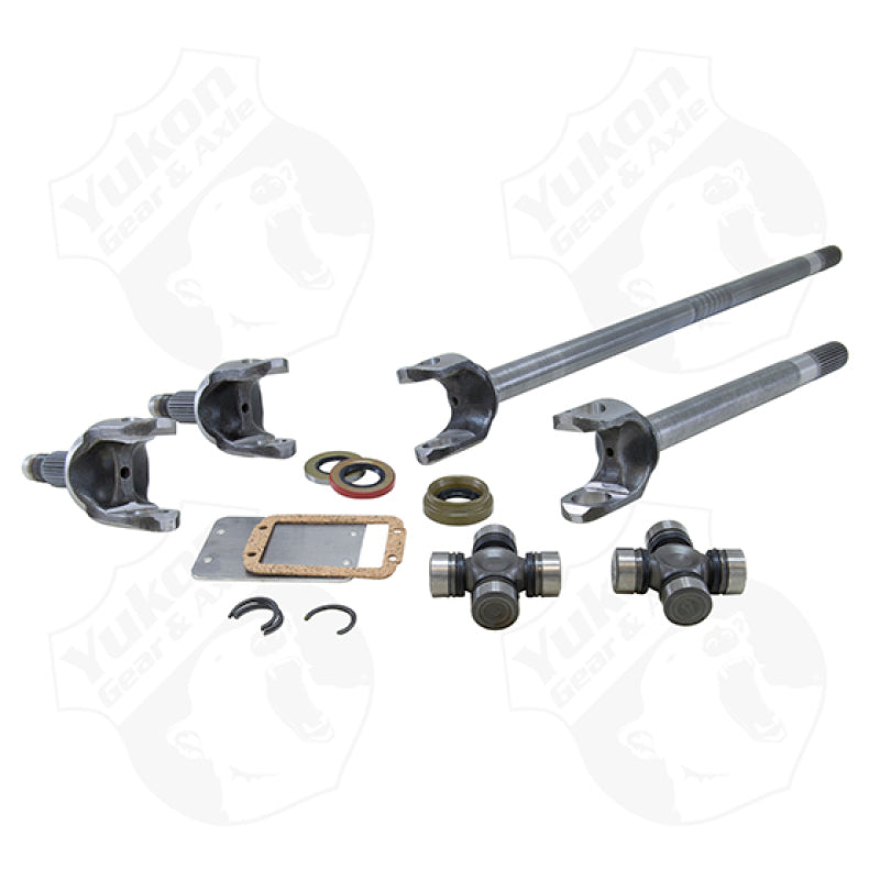 Yukon - Yukon Chromoly Front Axle Kit, Dana 30 JK Non-Rubicon, 27/32 Spline, 706X Joint -  YA W24164