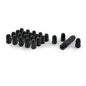 Lug nuts - 1/2" 6 lug kit BLACK SPLINED