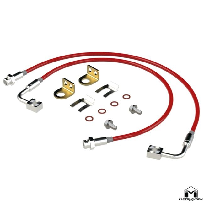 Metal Cloak - JT Gladiator Rear Replacement Brake Lines 24.5" - 1161