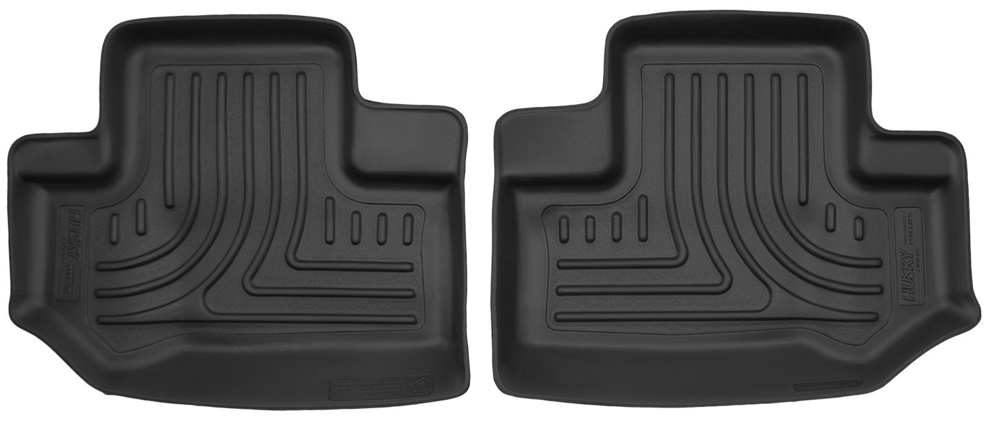 Husky - 2nd Row Floor Liners (Black) - 53581