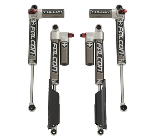 Falcon Shocks - JT: Falcon SP2 3.3 Fast Adjust Piggyback Shock Kit (2-3" Lift) - 14-02-33-400-150