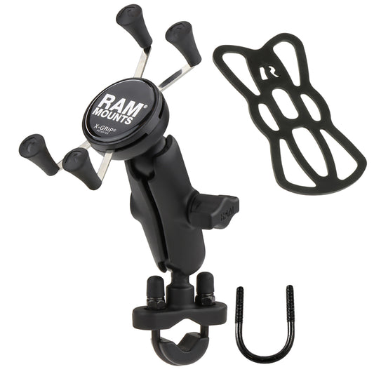 Ram Mounts X-Grip Phone Mount with Handlebar U-Bolt Base