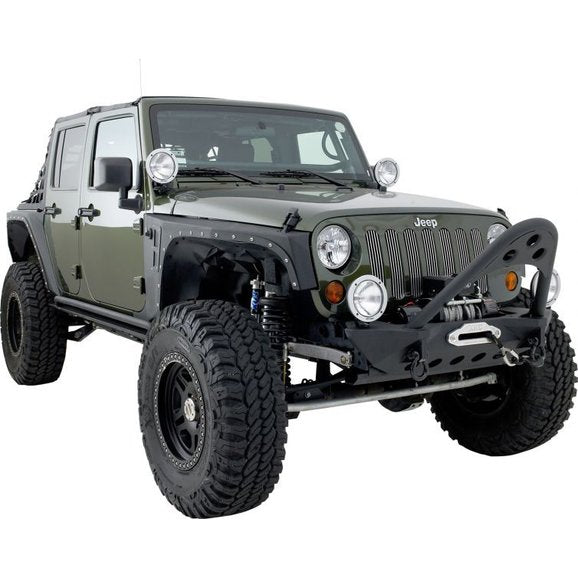 Smittybilt -SRC Front Stinger Bumper – Textured Black (07-18 JK/JKU) - 76524