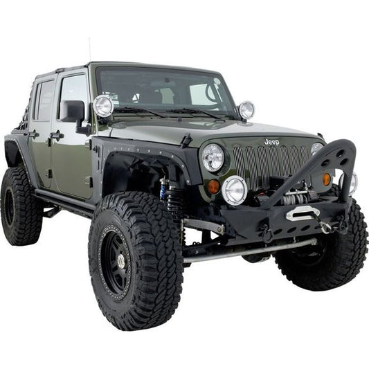 Smittybilt -SRC Front Stinger Bumper – Textured Black (07-18 JK/JKU) - 76524