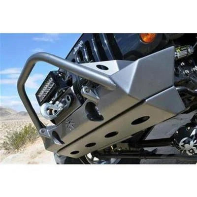 Poison Spyder - Brawler bumper Lite Skid plate (Black) for JK/JKU - 17-59-030P1