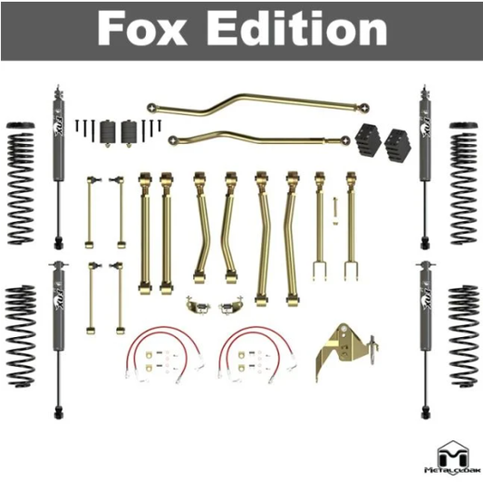 Metal Cloak - Jeep JK Wrangler 2.5" Game-Changer Suspension Lift Kit with Fox Shocks - A1225*