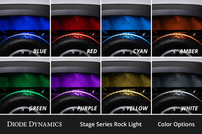 Diode Dynamics - Stage Series RGBW LED Rock Light Kit (4-pack) - DD7741C