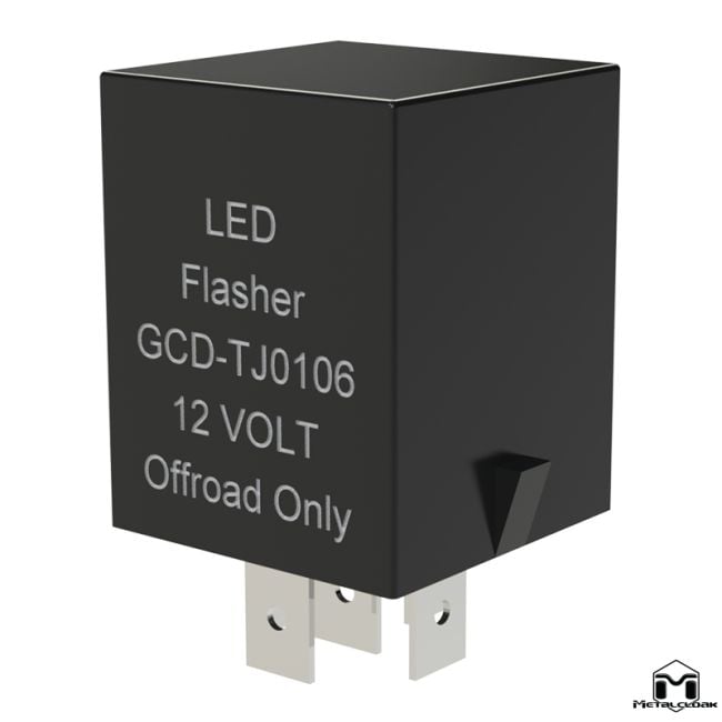 Metal Cloak - Jeel TJ / LJ  GCD 5 Pin LED Flasher - 2201