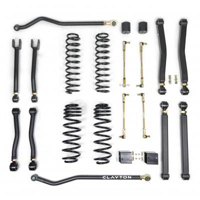 Clayton - Jeep Wrangler 2.5" OVERLAND+ Lift Kit 2018+, JL / JL 4xE - cor-3009025