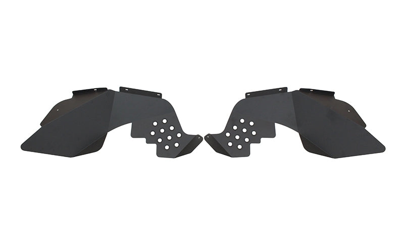 Fishbone - JK Front Inner Fenders - Aluminum - Black