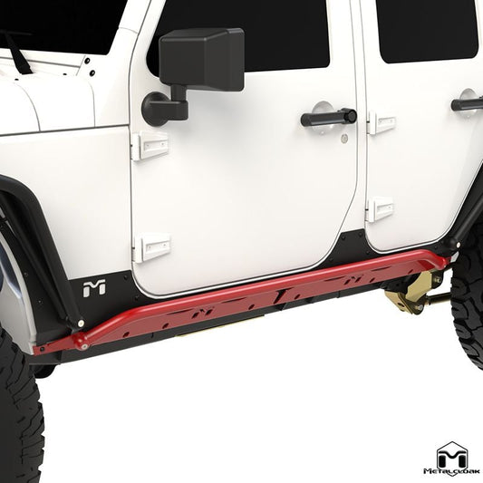 Metal Cloak Rocker Rail, Pair, JK, 4-Door  Bare,  Raw Metal