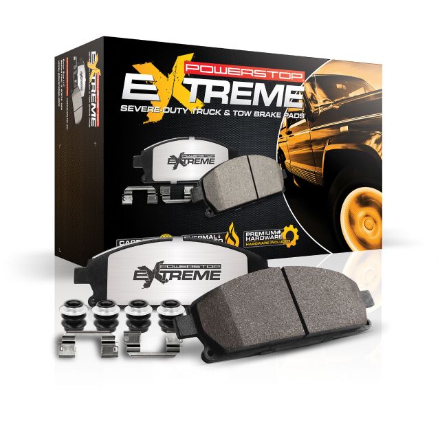 Power Stop Z361691 Z36 Extreme Truck & Tow Carbon-Fiber Ceramic Rear Brake Pads