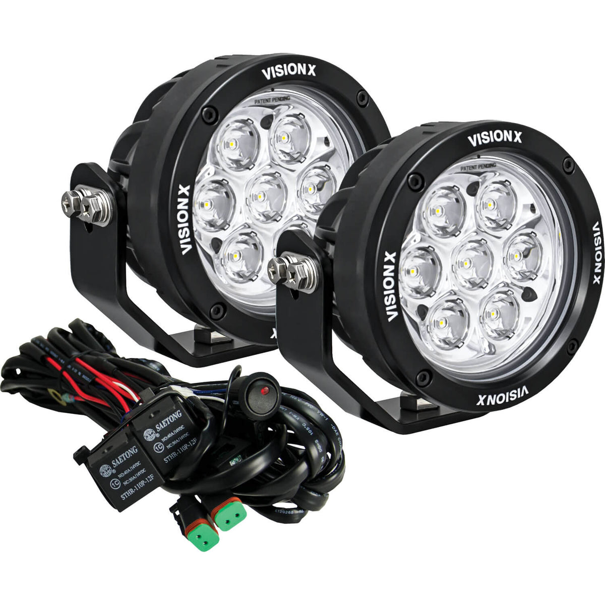 Vision X - 4.7" CG2 Multi LED Light Cannon Kit - cg2-cpm710kit