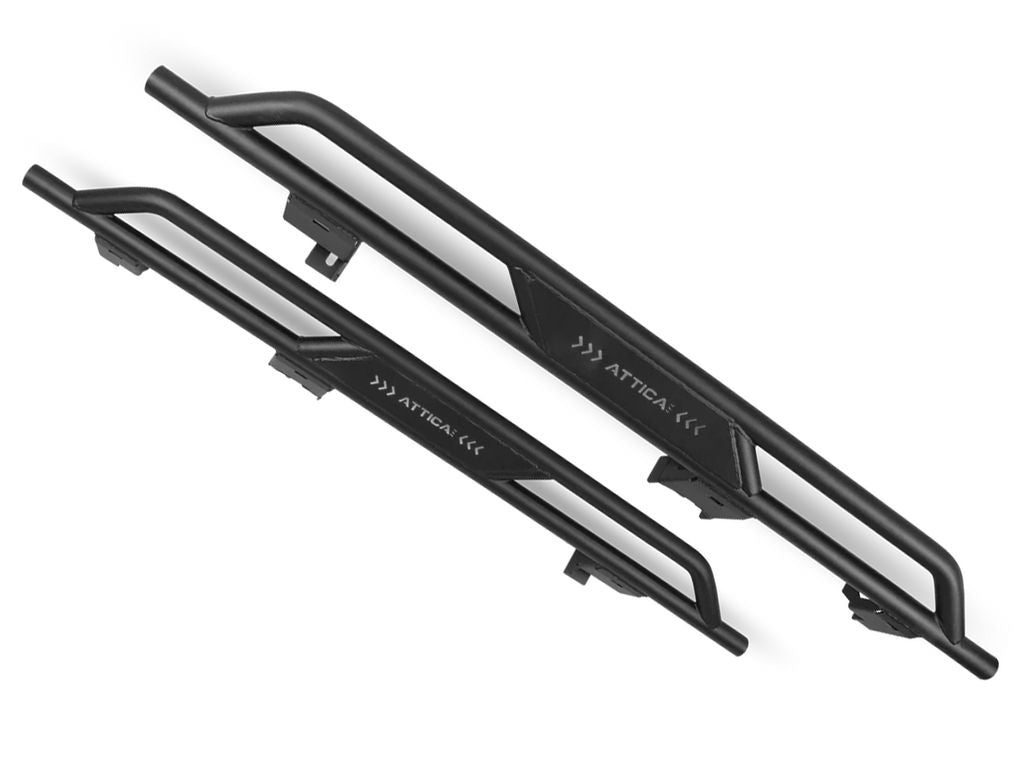 Attica 4x4 Apex Rock Rails   Fits 2018-2024 Jeep Wrangler JLU 4 DOOR  ATTJL02C107