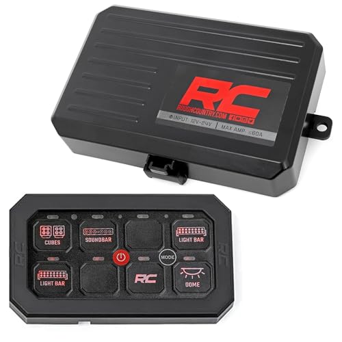 Rough Country 8-Gang Backlit Switch Panel & Relay System - 70970A