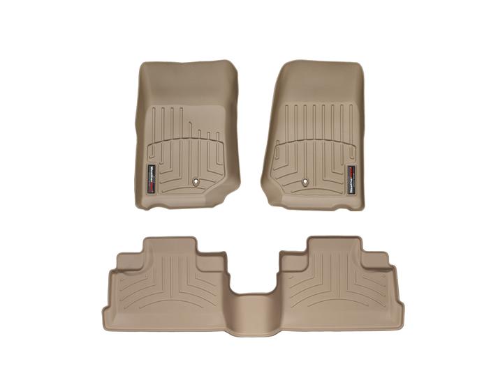 WeatherTech - Front and Rear floor liners - Tan - 451051 / 451052