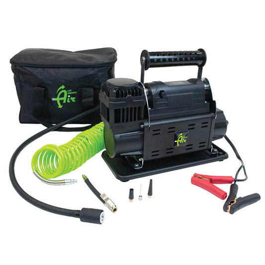 OVS - EGOI Portable Single Motor Digital Air Compressor System With Control Panel, Storage Bag, Hose & Attachments
