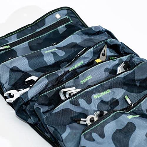 Rhino USA - Ultimate UTV Tool Bag  - 5 pocket organizer Roll - Camo