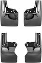 WeatherTech - 110100-120112 - Mud Flaps - Compatible with 2021-2023 Jeep Gladiator Front & Rear Set - Black
