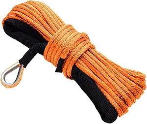 ATV/UTV Winch line - 1/4 x 50' - Orange