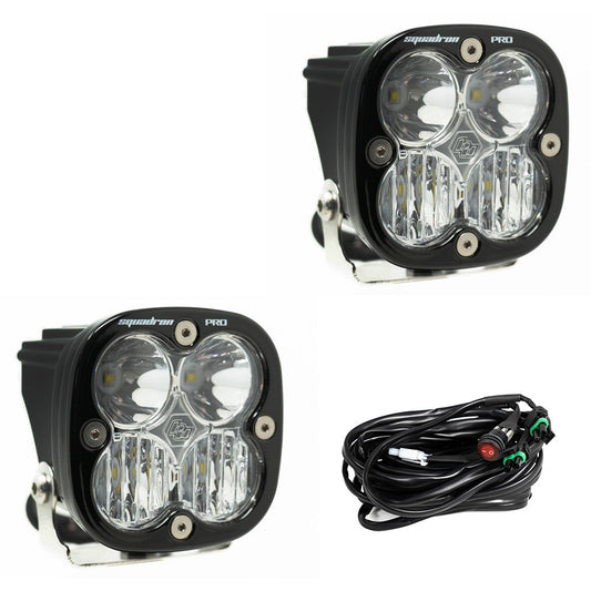 Baja Designs - Squadron Pro Black LED Auxiliary Light Pod Pair - Universal - 49-7803
