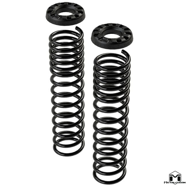 Metal Cloak - JK Wrangler Coils, 2 Door 3.5"/ 4 Door 2.5", True Dual Rate Coils, Front - 7030