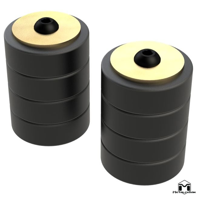Metal Cloak - Bump Stop Kit for JK/JL/JT/TJ Front Universal Adjustable Bump-Stop System (1" - 4") - 7040