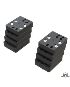 Metal Cloak - Adjustable Bump Stops Kit for JK/JL/JT - Rear (1" - 4") - 7043