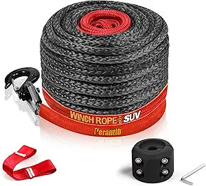 Synthetic Winch Rope 3/8" x 100'-23800 lbs