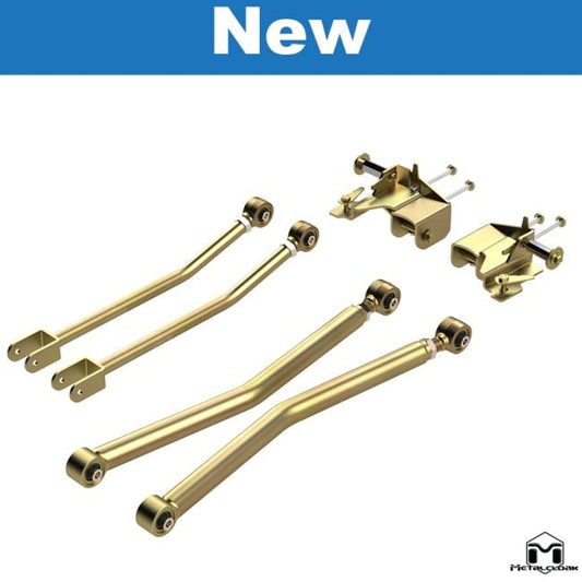 Metal Cloak -JK Front Four Link Long Arm Set - 7278